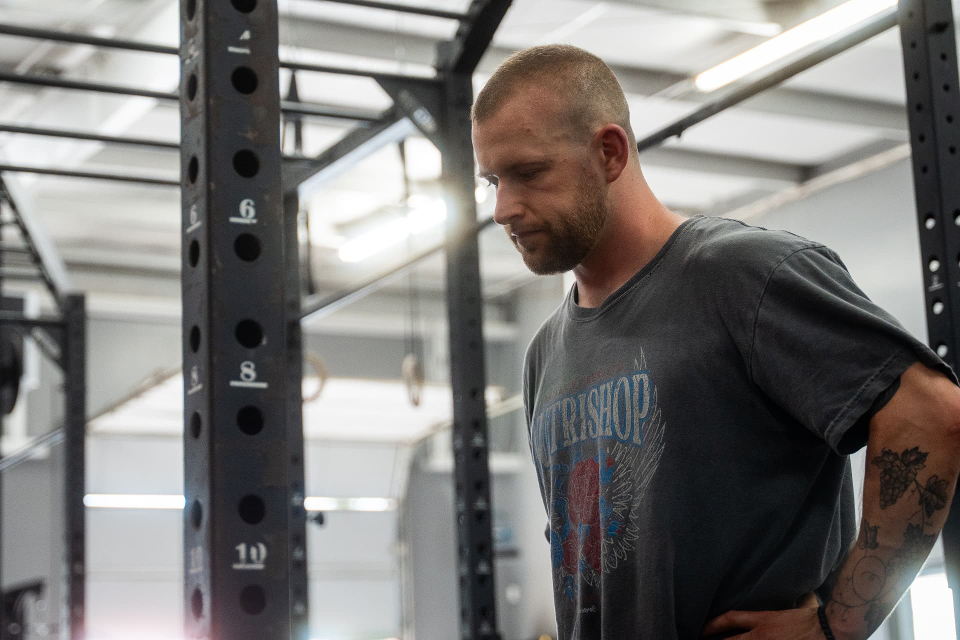 Athlete training in a premium performance facility